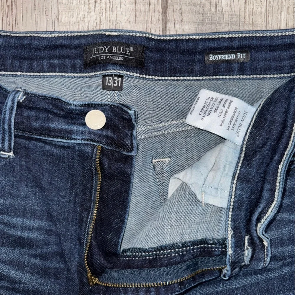 Judy Blue Los Angeles Boyfriend Fit Women's Jeans Size 13/31 Style JB82478DK